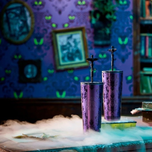 Starbucks 2025 Disney’s Haunted Mansion Tumbler 24 Ounce. - Picture 2 of 5